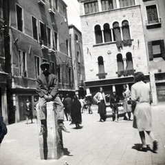 Olaszország, Velence, Campo San Lio, szemben a Calle Carminati torkolata., 1931, Szesztay család, Fortepan #154238