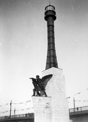 Magyarország, Budapest XI., Haditengerészeti Hősi Emlékmű., 1943, Orosz Heléna, emlékmű, Budapest, Fortepan #15445