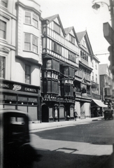 Egyesült Királyság, Exeter, High Street, a Queen Street-től a Gandy Street felé nézve., 1930, Kiss Zsuzsi, Fortepan #155400