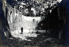 1915, Glatz Ödön, First World War, war damage, church interior, Fortepan #156465