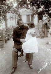 1913, Glatz Ödön, family, girl, toy, Fortepan #156509