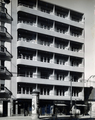 Hungary, Budapest II., Margit körút 65., 1940, Preisich család, Budapest, tenement house, modern architecture, Fortepan #158055