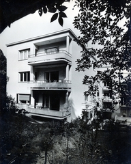 Hungary, Budapest XII., Városmajor utca 52., 1940, Preisich család, Budapest, balcony, tenement house, Fortepan #158058