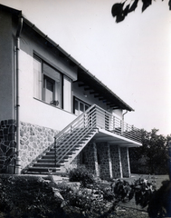 Magyarország, Budapest II., Endrődi Sándor utca 18/a, Szilágyi villa., 1943, Preisich család, Budapest, lépcső, korlát, Fortepan #158064