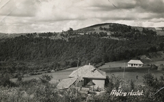 Magyarország, Mátraszentimre, szemben a Három falu temploma (Szent István király-templom).
, 1950, Latin, látkép, madártávlat, Fortepan #158301