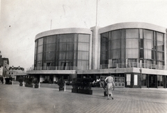 Belgium, Knokke, Casino., 1932, Preisich család, ablak, modern építészet, Fortepan #158334