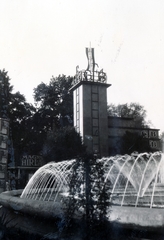 Magyarország, Városliget,Budapesti Nemzetközi Vásár, Budapest XIV., 1938, Preisich család, Budapest, szökőkút, Fortepan #158415