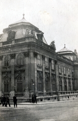 Magyarország, budai Vár, Budapest I., Szent György tér, szemben a Királyi Palota (később Budavári Palota)., 1928, Preisich család, Budapest, palota, Fortepan #158438