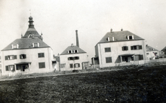 Ausztria, Bécs, Windtenstrasse 3., szivattyútelep, balra a háttérben a mára műemlék víztorony., 1928, Preisich család, víztorony, Fortepan #158474