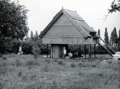 Magyarország,Balaton, Szigliget, Fakavölgyi út 9., Preisich Gábor nyaralója., 1969, Preisich család, faburkolat, Fortepan #158537