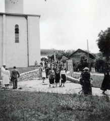 Magyarország, Balatonboglár, Szent Kereszt felmagasztalás-templom., 1935, Aszódi Zoltán, Fortepan #158670