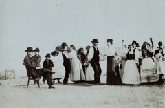 1908, Ungvári György, folk costume, dance, Fortepan #159114