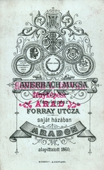 1900, Ungvári György, hátlap, fényképész, műterem, Fortepan #159182