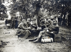 1918, Breuer Pál, soldier, relaxation, Fortepan #159914