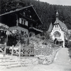 Ausztria, Semmering, Szent Család-templom (Pfarrkirche zur Heiligen Familie)., 1937, Lehoczky Feodóra, Fortepan #159976