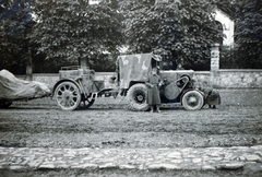 1940, Kakuk László, traktor, vontató, HSCS KV-40, katona, Fortepan #160296