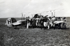 1931, Boda Balázs, repülőgép, biplán, Fortepan #160559