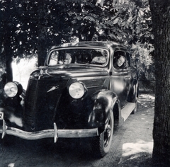 Magyarország,Balaton, Paloznak, Venyige utca, kúria és vincellérház, később Boda-Ponori Thewrewk nyaraló., 1942, Boda Balázs, automobil, Ford V8, Fortepan #160680