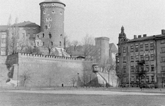 Poland, Kraków, Királyi Palota (Wawel)., 1958, Szent-tamási Mihály, tower, Fortepan #16092