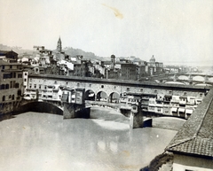 Olaszország, Firenze, Ponte Vecchio., 1936, Zsembery Bendegúz, Fortepan #160947