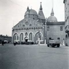 Olaszország, Padova, Piazza del Santo, Szent Antal-bazilika., 1936, Zsembery Bendegúz, Fortepan #160965