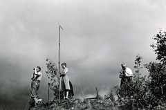 1940, Zsembery Bendegúz, woman, men, Fortepan #161014