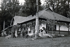 Hungary, untitled, 1940, Zsembery Bendegúz, house, woods, Fortepan #161019