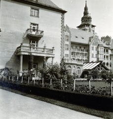 Hungary, Lillafüred, Miskolc, Palotaszálló a park felől., 1940, Zsembery Bendegúz, Fortepan #161033