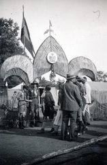 Hungary, Gödöllő, 4. Nemzetközi Cserkész Világtalálkozó (Jamboree), a soproni táborkapu., 1933, Márk Iván, Fortepan #161296