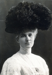 1908, Korbuly család, lady, hat, portrait, Fortepan #161468