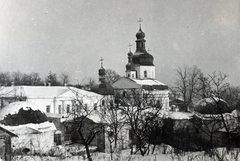 Ukrajna, Kijev, a Szent Kereszt Felmagasztalása-templom a Pecserszka Lavra barlangkolostor közelében., 1942, Kiss Endre, Fortepan #162010