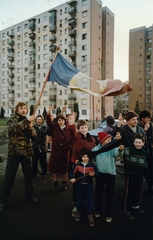 Románia,Erdély, Arad, Calea Aurel Vlaicu. Romániai forradalom., 1989, Fortepan/Album040, román forradalom, rendszerváltás, Fortepan #162262