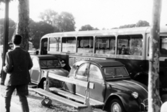 Franciaország, Párizs, 1959, Gara Andor, Citroen 2CV, Fortepan #162726