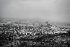 Magyarország, Esztergom, látkép a Szent János-kúti út felől., 1954, Kotnyek Antal, városkép, látkép, Fortepan #16279