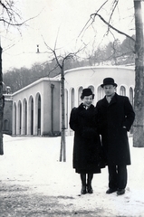 Ausztria, Baden bei Wien, háttérben a Kurhaus., 1938, Lichtmann Tibor, Fortepan #162831