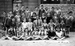 1948, Lichtmann Tibor, class photo, Fortepan #162849