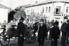 Romania,Transylvania, Vișeu de Sus, Strada 22 Decembrie 1989, szemben a Strada Rebublicii torkolata., 1940, Szántó István dr., judaism, Orthodox Judaism, Fortepan #162904