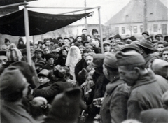 Romania,Transylvania, (ekkor Havasmező), zsidó esküvő., 1940, Szántó István dr., wedding ceremony, chuppah, Fortepan #162928