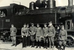 1940, Szántó István dr., steam locomotive, MÁV Class 376, Fortepan #162985