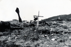 1940, Szántó István dr., headstone, grave, cross, Fortepan #163045