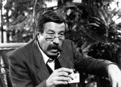 Magyarország, Günter Grass német író, költő., 1980, Bakos László, Fortepan #163406