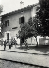 Szerbia, Braljina, (Ražanj járás), vasútállomás., 1917, Wittner Lucia, Fortepan #163622