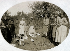 Szerbia, Jagodina, 1916, Wittner Lucia, nők, Fortepan #163635