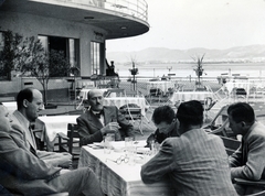 Hungary, Budaörs Airport, Budapest XI., 1937, Fadgyas Bence, Budapest, terrace, Fortepan #163903