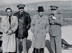 Hungary, Budaörs Airport, Budapest XI., bőrkabátban verőczei Andrássovich István m. kir. repülő százados., 1938, Fadgyas Bence, Budapest, Fortepan #163926