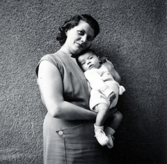 1952, Győri Zoltán, mother, Fortepan #164475