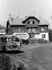 Hungary, Szentendre, Lajosforrás turistaközpont, Ságvári Endre turistaház., 1961, Faragó László, safe house, Fortepan #164669