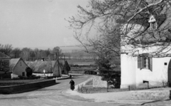 Hungary,Lake Balaton, Szigliget, Kossuth utca, jobbra az Esterházy-kastély, az Írók Alkotóháza., 1969, Faragó László, Fortepan #164755