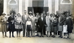 Csehország, Frantiskovy Lázne, a Solný-, és a Luční-forrás oszlopcsarnoka (kolonáda Solného a Lučního pramene)., 1929, Bánfalvi Jánosné, Fortepan #165312