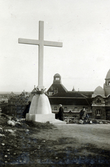 Hungary, Budapest XI., a felvétel a Sziklatemplom feletti keresztnél készült., 1930, Olbert Mariann, Budapest, Fortepan #165496